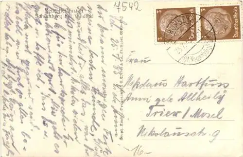 Schömberg bei Wildbad - Neue Heilanstalt -761994