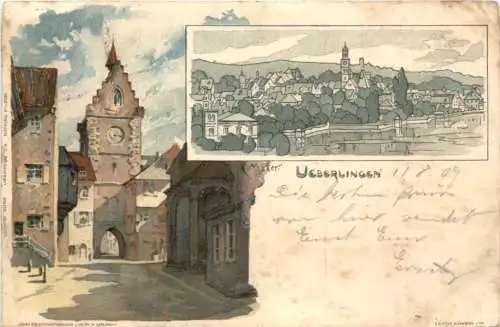 Überlingen am Bodensee - Litho -762054
