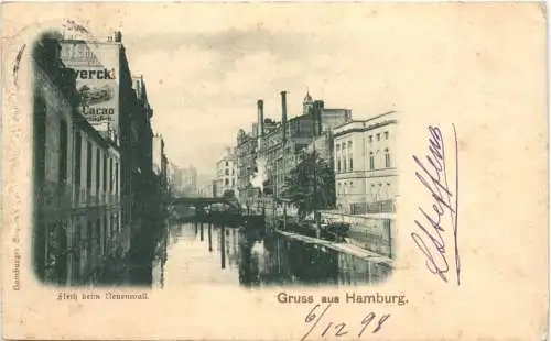 Gruss aus Hamburg - Fleth beim Neuenwall -762366