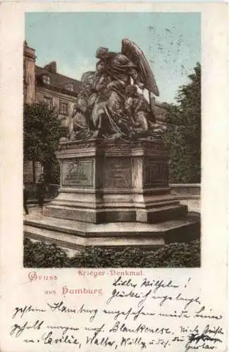 Gruss aus Hamburg - Krieger Denkmal -762606