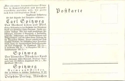 Künstler Ak Spitzweg - Der Witwer -762662