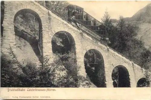 Drahtseilbahn Lauterbrunnen - Mürren -762682