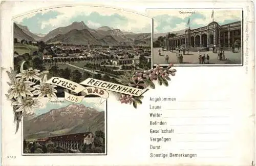 Gruss aus Bad Reichenhall - Litho -762764