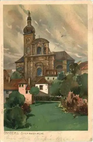 Bamberg - Stefanskirche - Litho -763046