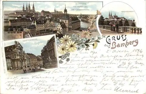 Gruss aus Bamberg - Litho -763052