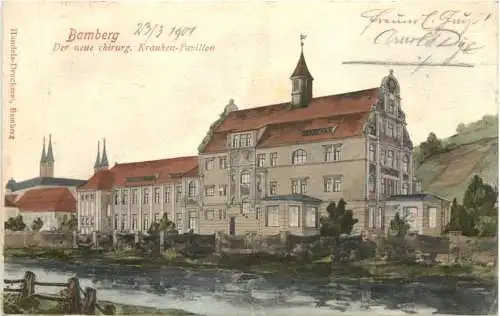 Bamberg - Der neue chirurg. Krnaken Pavillon -763048