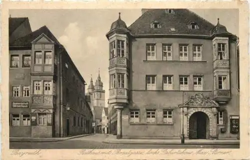 Bayreuth - Rathaus mit Brautgasse -762994