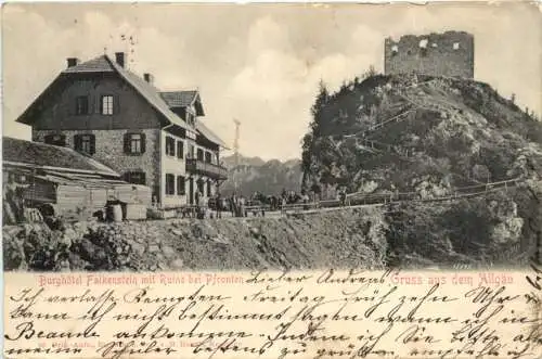 Burghotel Flkenstein mit Ruine bei Pfronten -763094