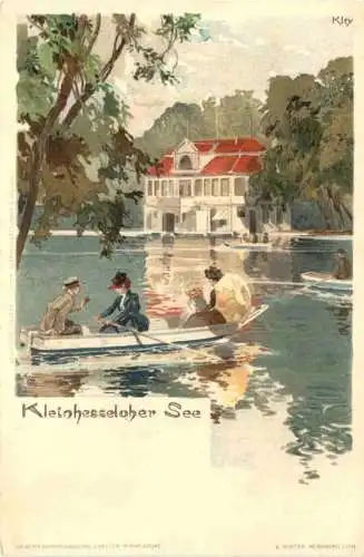 München - Kleinhesseloher See - Litho Kley -763172