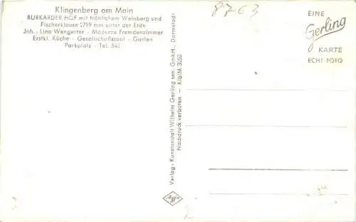 Klingenberg am Main - Burkarder Hof -763190