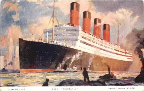 Cunard Line - RMS Aquitania -763300