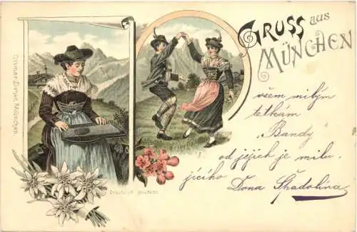 Gruss aus München - Litho -763314