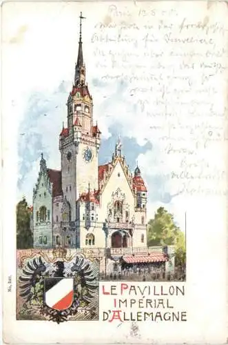 Paris 1900 - Le Pavillon Imperial d Allemagne -763516