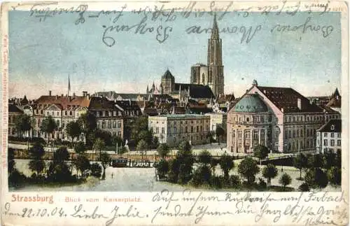 Strassburg im Elsass - Blick vom Kaiserplatz -763564