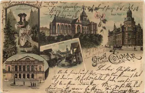 Gruss aus Colmar - Litho -763656