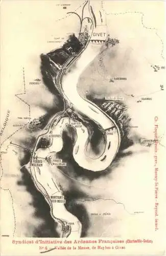 Vallee de la Meuse - Landkarte -763672