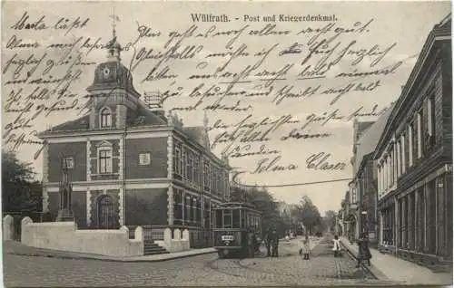 Wülfrath - Post mit Kriegerdenkmal -764118