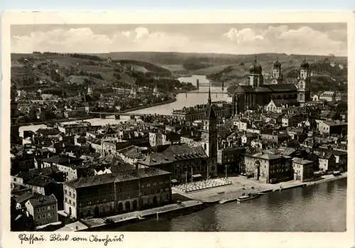 Passau/Bayern - Passau, Blick vom Oberhaus -319722