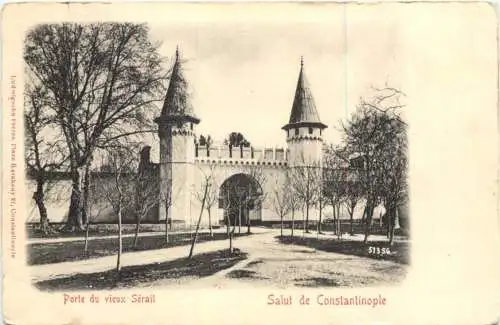 Constantinople - Porte du vieux Serail -764424