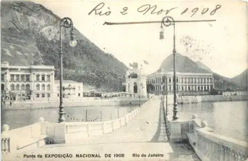Rio de Janeiro - Ponte da Exposicao Nacional de 1908 -764582