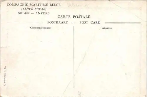 Africa - Compagnie Maritime Belge -764840