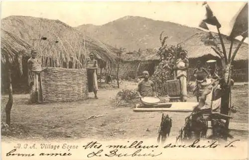British Central Africa - Village Scene - Malawi -764822