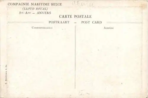 Africa - Compagnie Maritime Belge -764842