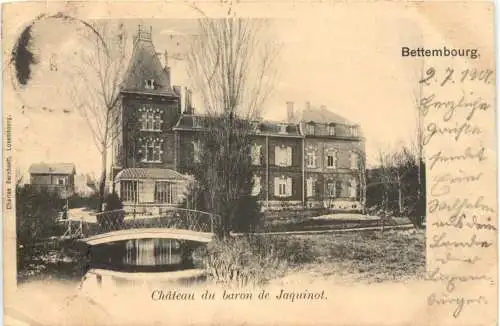 Bettembourg - Chateau du baron de Jaquinot -764938