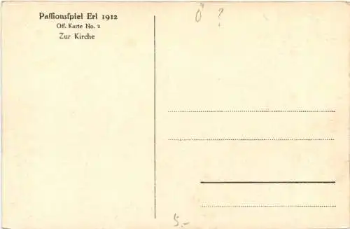 Passionspiel Erl 1912 -765056