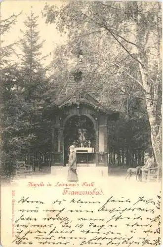 Franzensbad - Kapelle in Loimanns Park -765038