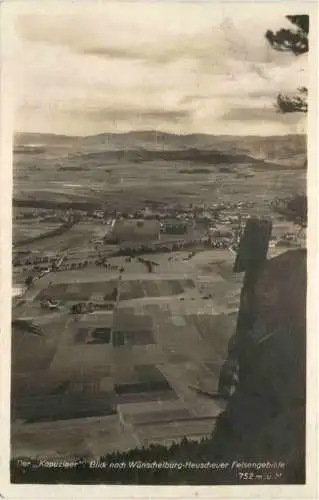 Der Kapuziner - Blick nach Wünschelburg-Heuscheuer -765548