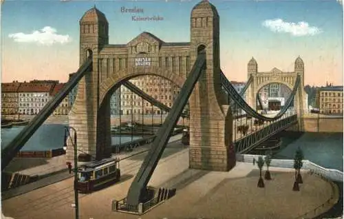 Breslau - Kaiserbrücke -765644