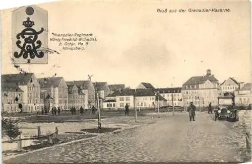 Königsberg - Gruss aus der Grenadier Kaserne -765844