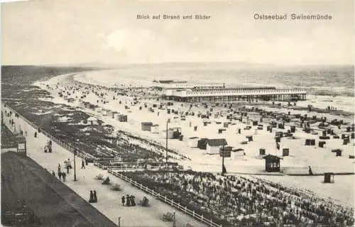 Ostseebad Swinemünde - Blick auf Strand -765892