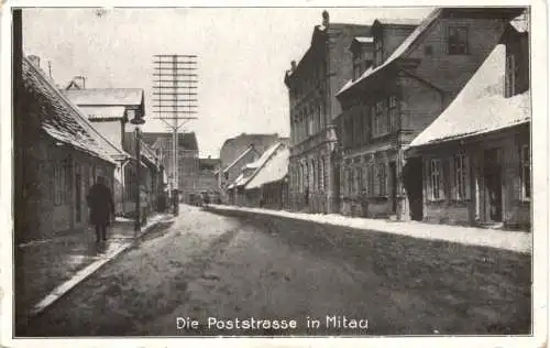 Die Poststrasse in Mitau -765972