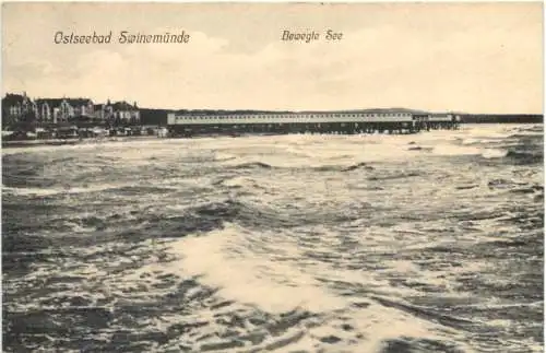Ostseebad Swinemünde - Bewegte See -765878