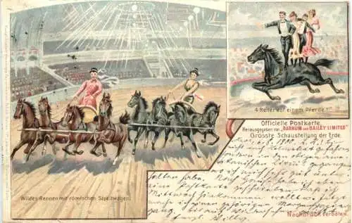 Zirkus - Barnum and Bailey - Litho -766252