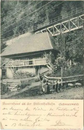 Bauernhaus an der Höllenthalbahn -766196