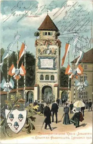 Landshut - Kreis Indusrie und Gewerbe Ausstellung 1903 -766492