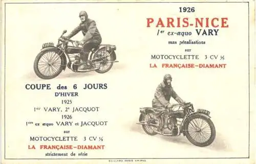 Motorrad - Coupe des 6 Jours - Paris Nice -766320