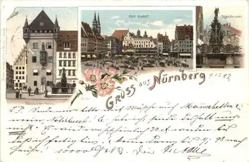 Gruss aus Nürnberg - Litho -766690