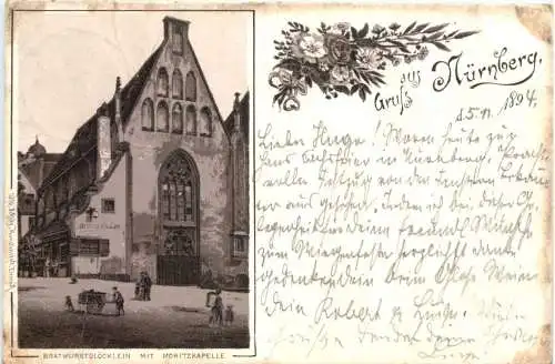 Gruss aus Nürnberg - Litho 1894 -766680