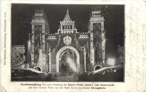 Berlin - Empfang Kaiser Franz Josef -766910