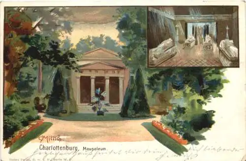 Gruss aus Charlottenburg - Mausoleum - Litho -766896