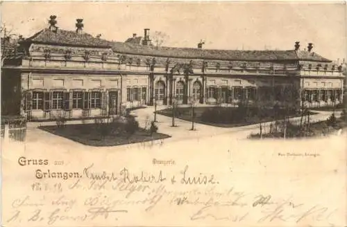 Gruss aus Erlangen - Orangerie -766826