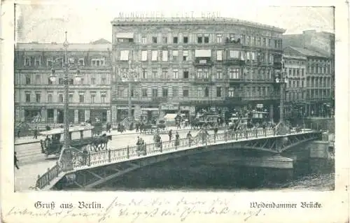 Gruss aus Berlin - Weidendammer Brücke -766914