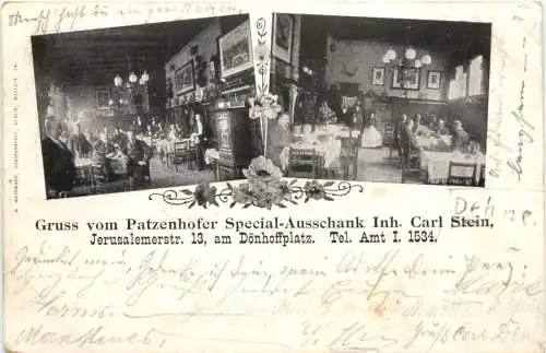 Berlin - Gruss vom Patzenhofer Special Ausschank -766930