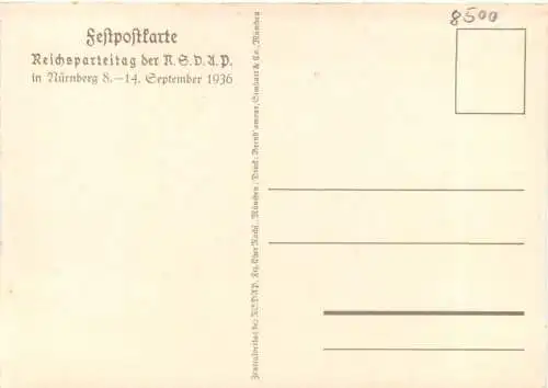 Nürnberg - Reichsparteitag 1936 - 3. Reich -767308