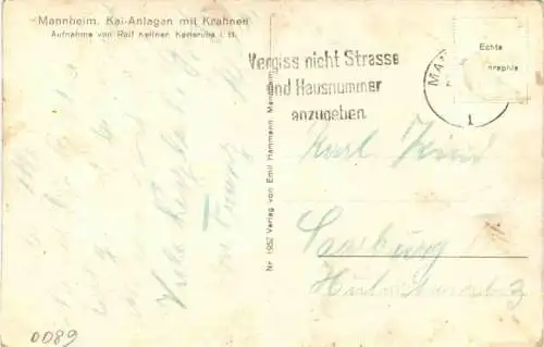 Mannheim - Kai Anlagen -767466