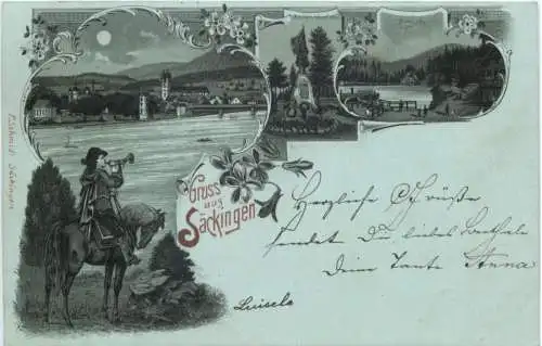 Gruss aus Säckingen - Litho -767388